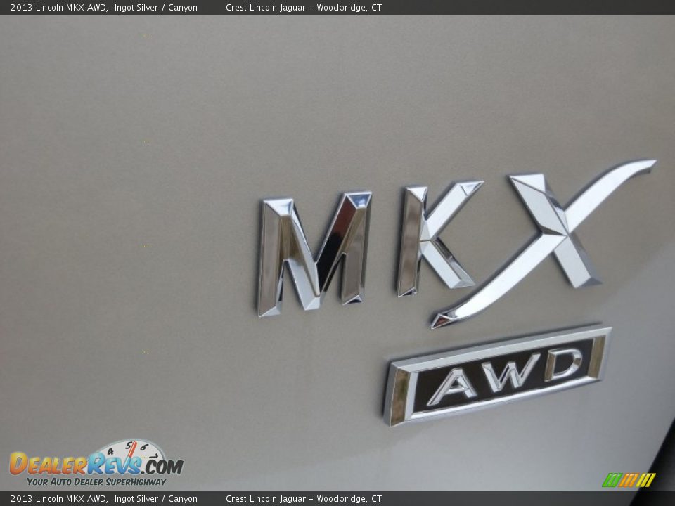 2013 Lincoln MKX AWD Ingot Silver / Canyon Photo #5