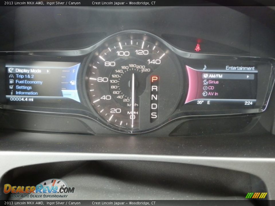2013 Lincoln MKX AWD Gauges Photo #17