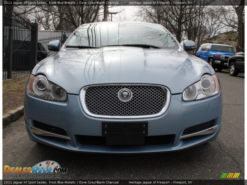 2011 Jaguar XF Sport Sedan Frost Blue Metallic / Dove Grey/Warm Charcoal Photo #2