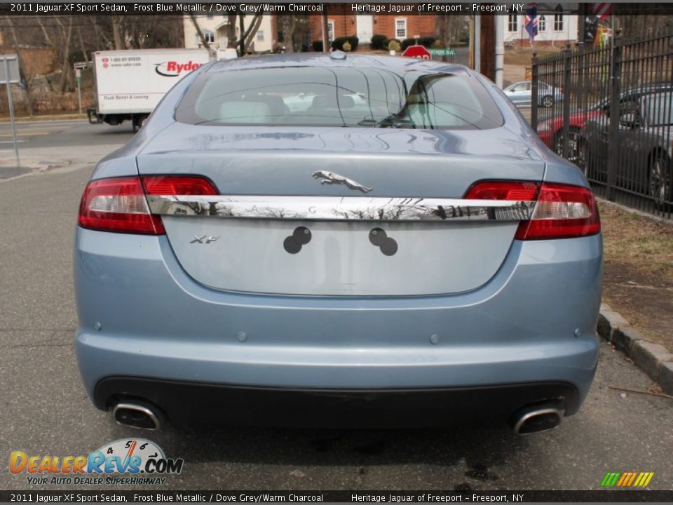2011 Jaguar XF Sport Sedan Frost Blue Metallic / Dove Grey/Warm Charcoal Photo #5