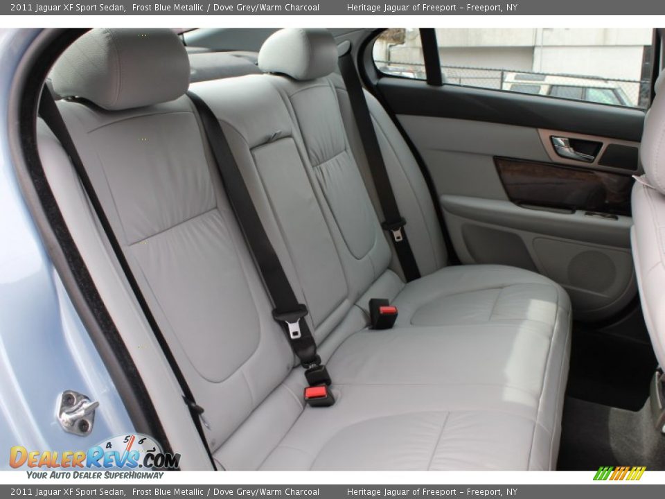 Rear Seat of 2011 Jaguar XF Sport Sedan Photo #13