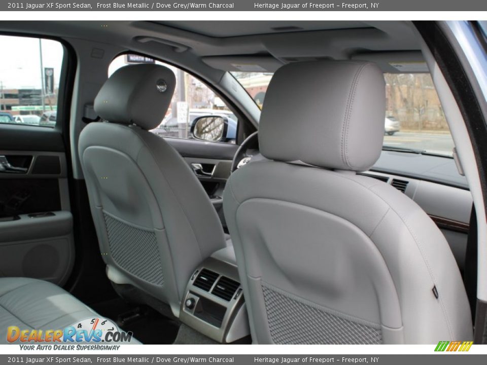 2011 Jaguar XF Sport Sedan Frost Blue Metallic / Dove Grey/Warm Charcoal Photo #14