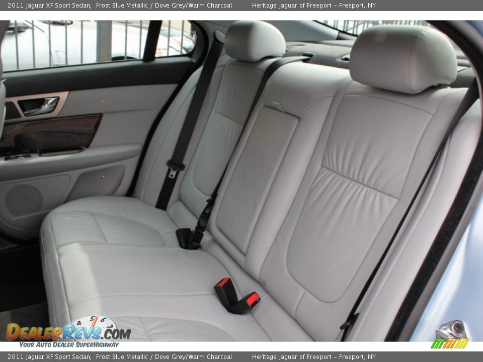 Rear Seat of 2011 Jaguar XF Sport Sedan Photo #17