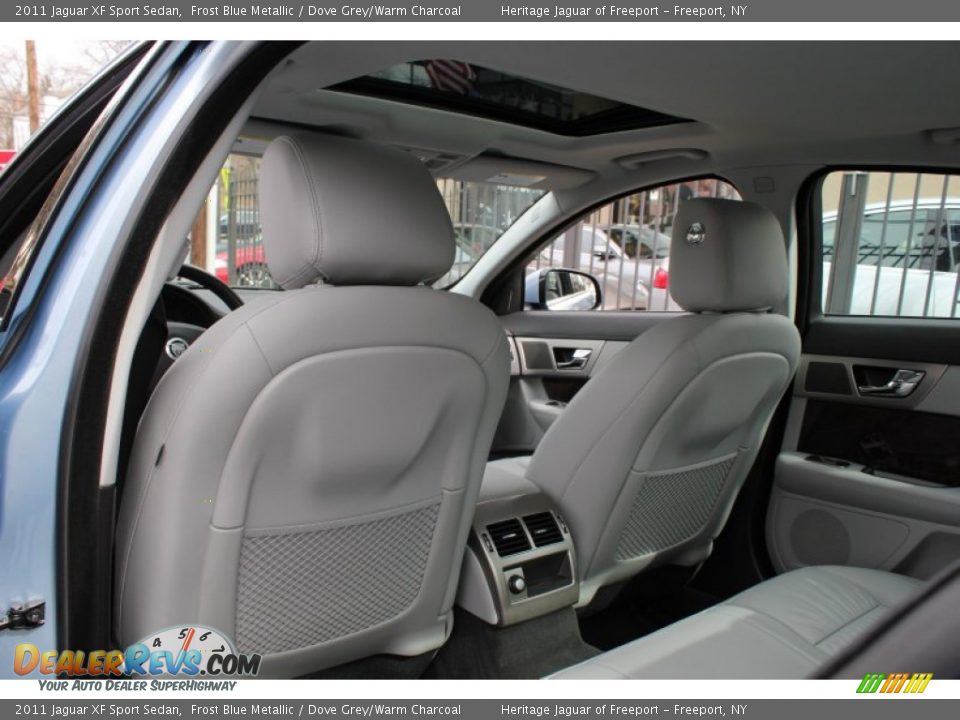 2011 Jaguar XF Sport Sedan Frost Blue Metallic / Dove Grey/Warm Charcoal Photo #18