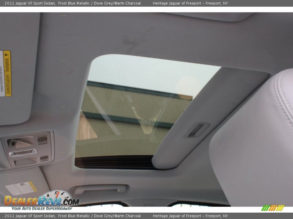2011 Jaguar XF Sport Sedan Frost Blue Metallic / Dove Grey/Warm Charcoal Photo #21