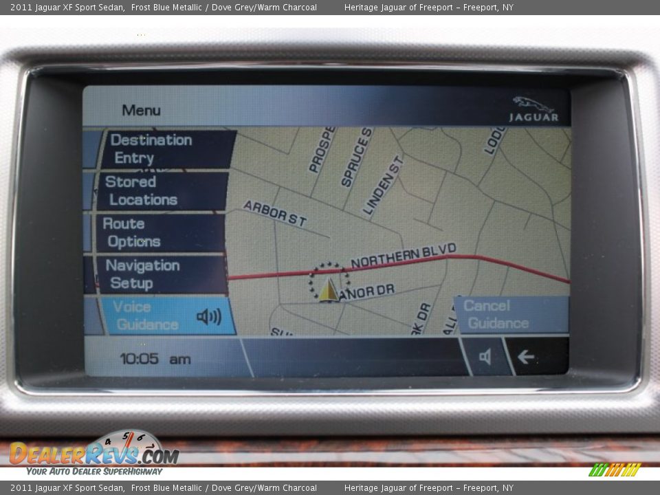 Navigation of 2011 Jaguar XF Sport Sedan Photo #24