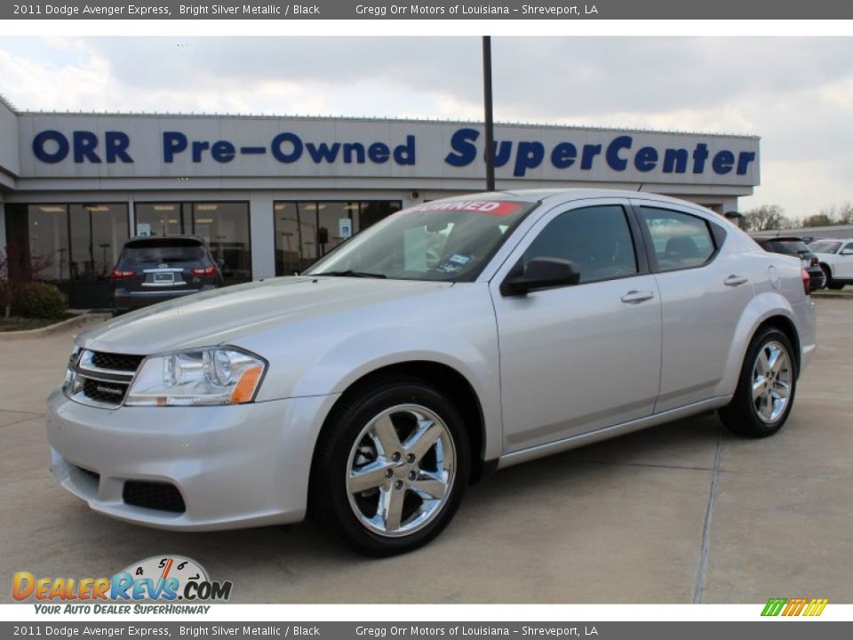 2011 Dodge Avenger Express Bright Silver Metallic / Black Photo #1
