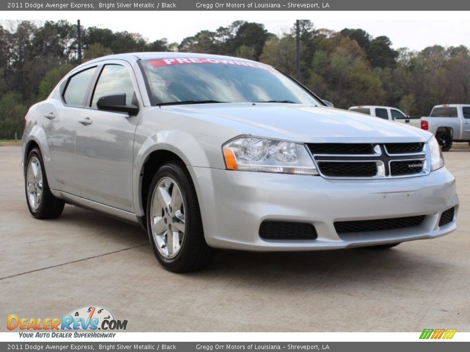2011 Dodge Avenger Express Bright Silver Metallic / Black Photo #2