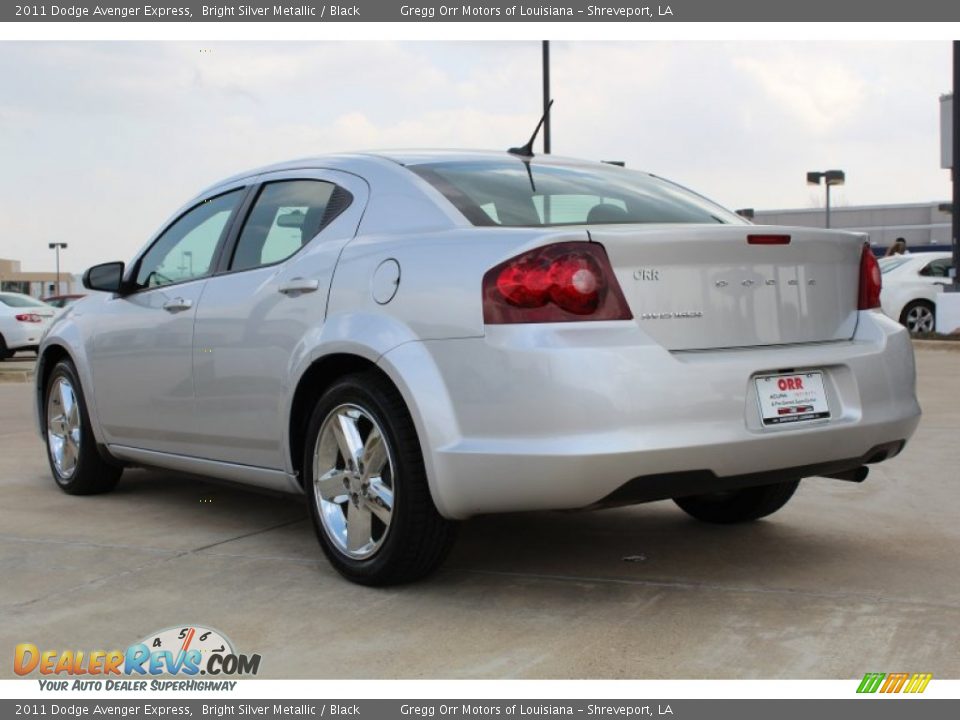 2011 Dodge Avenger Express Bright Silver Metallic / Black Photo #3
