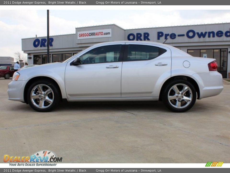 2011 Dodge Avenger Express Bright Silver Metallic / Black Photo #5