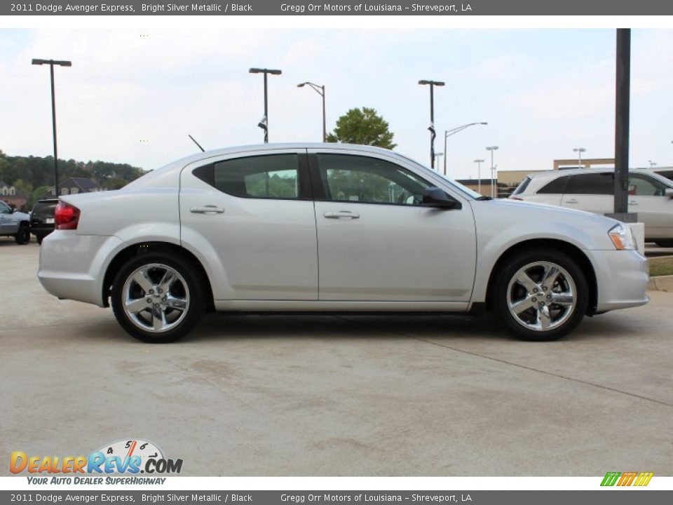 2011 Dodge Avenger Express Bright Silver Metallic / Black Photo #6