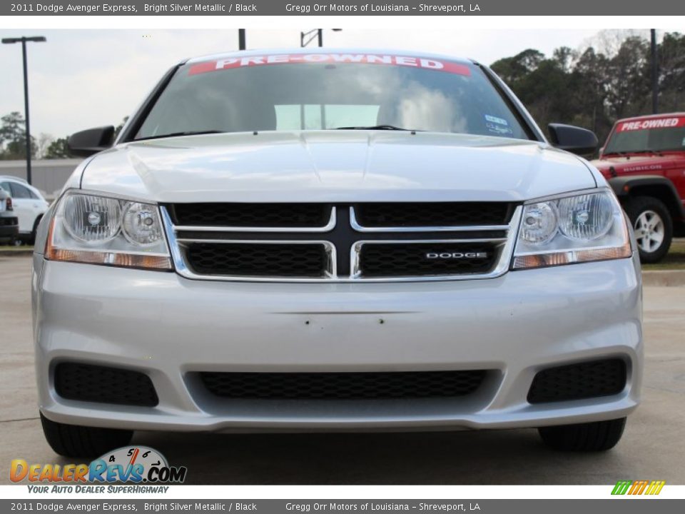 2011 Dodge Avenger Express Bright Silver Metallic / Black Photo #7
