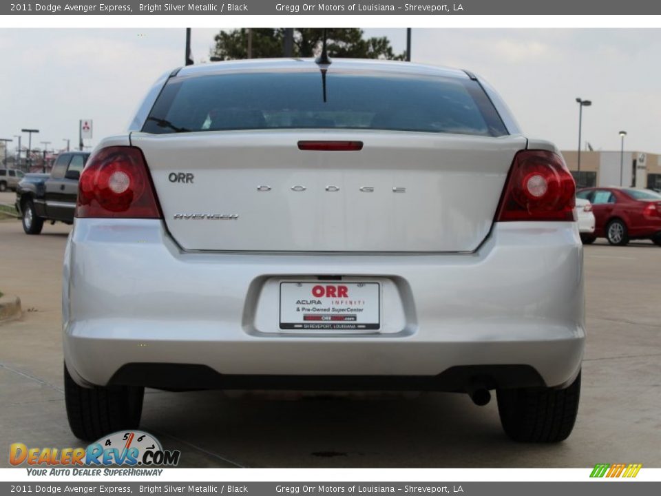 2011 Dodge Avenger Express Bright Silver Metallic / Black Photo #8