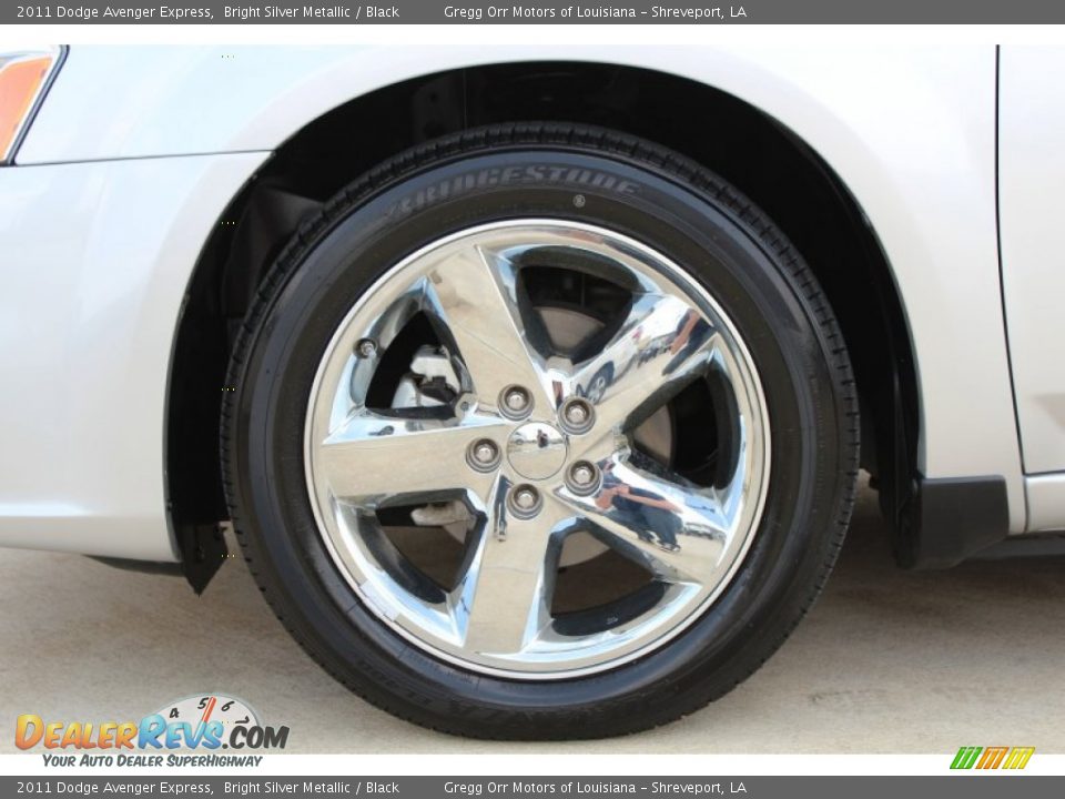2011 Dodge Avenger Express Bright Silver Metallic / Black Photo #11