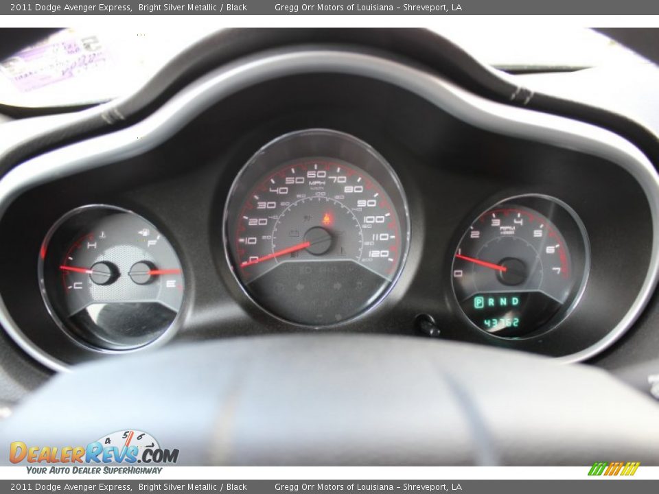 2011 Dodge Avenger Express Bright Silver Metallic / Black Photo #12