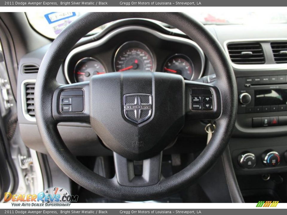 2011 Dodge Avenger Express Bright Silver Metallic / Black Photo #13