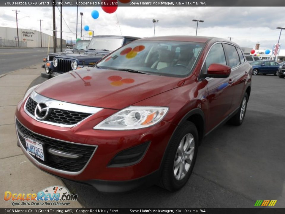 2008 Mazda CX-9 Grand Touring AWD Copper Red Mica / Sand Photo #1