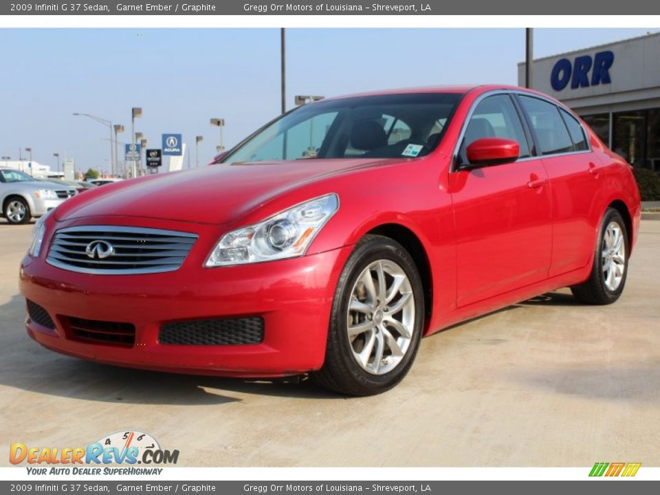 2009 Infiniti G 37 Sedan Garnet Ember / Graphite Photo #2
