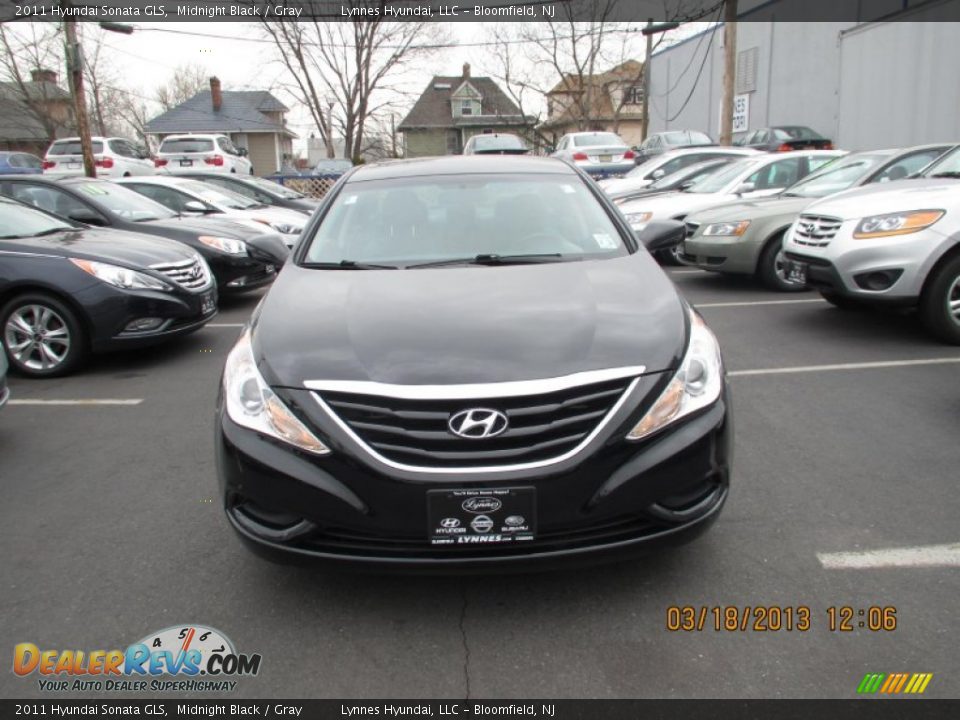 2011 Hyundai Sonata GLS Midnight Black / Gray Photo #1