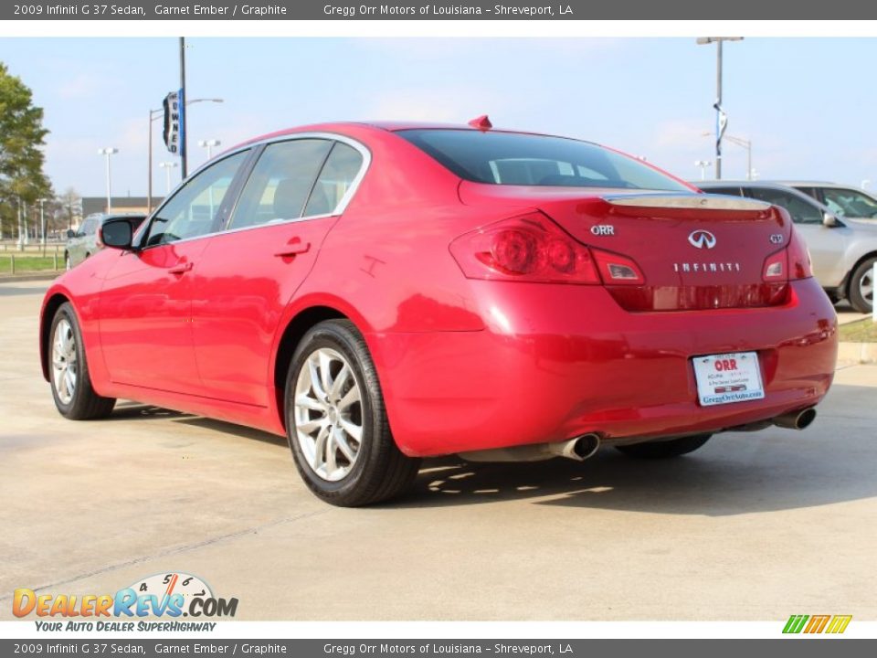 2009 Infiniti G 37 Sedan Garnet Ember / Graphite Photo #3