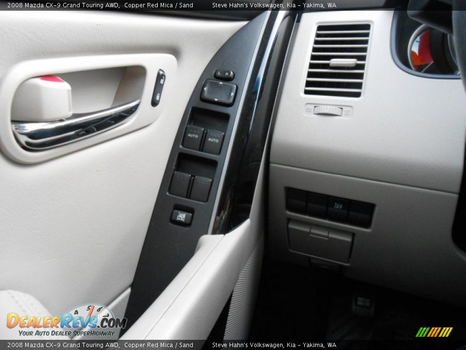 2008 Mazda CX-9 Grand Touring AWD Copper Red Mica / Sand Photo #12