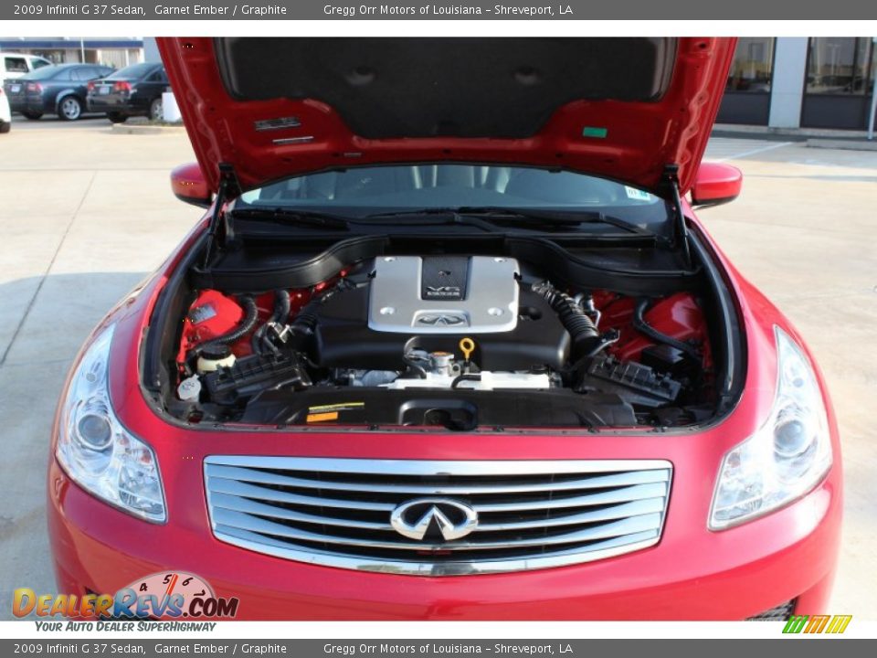 2009 Infiniti G 37 Sedan Garnet Ember / Graphite Photo #9