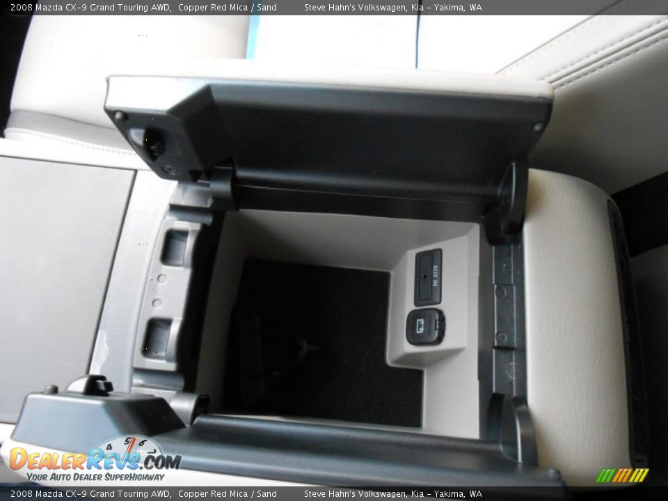 2008 Mazda CX-9 Grand Touring AWD Copper Red Mica / Sand Photo #17