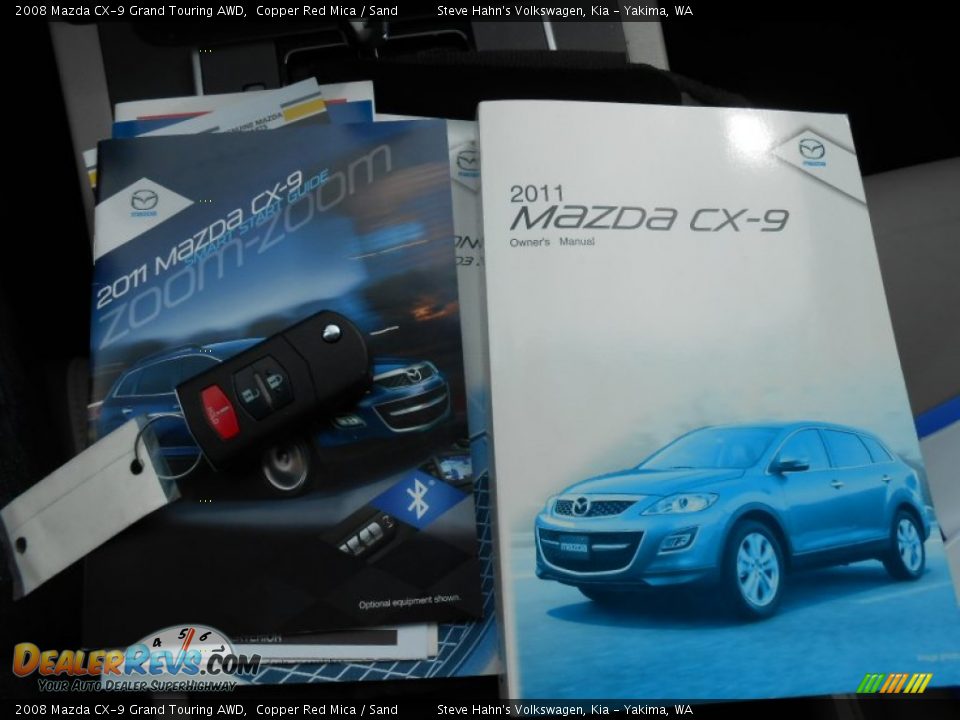 2008 Mazda CX-9 Grand Touring AWD Copper Red Mica / Sand Photo #19