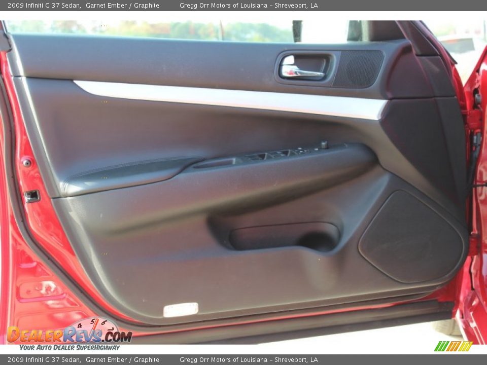 2009 Infiniti G 37 Sedan Garnet Ember / Graphite Photo #14