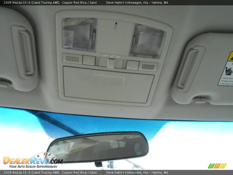 2008 Mazda CX-9 Grand Touring AWD Copper Red Mica / Sand Photo #20