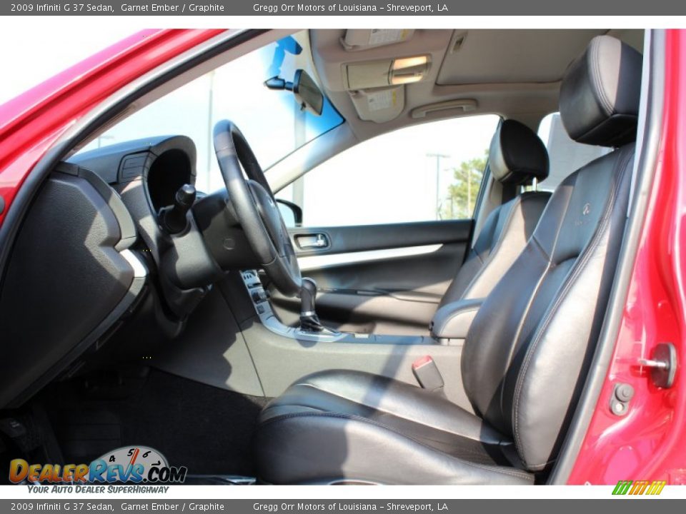 2009 Infiniti G 37 Sedan Garnet Ember / Graphite Photo #15