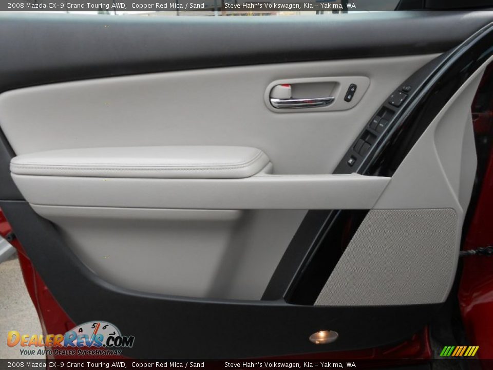 2008 Mazda CX-9 Grand Touring AWD Copper Red Mica / Sand Photo #22