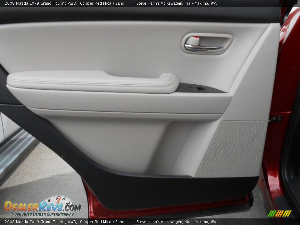 2008 Mazda CX-9 Grand Touring AWD Copper Red Mica / Sand Photo #24