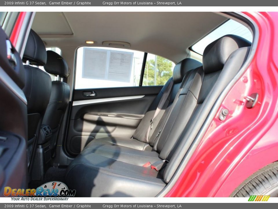 2009 Infiniti G 37 Sedan Garnet Ember / Graphite Photo #19