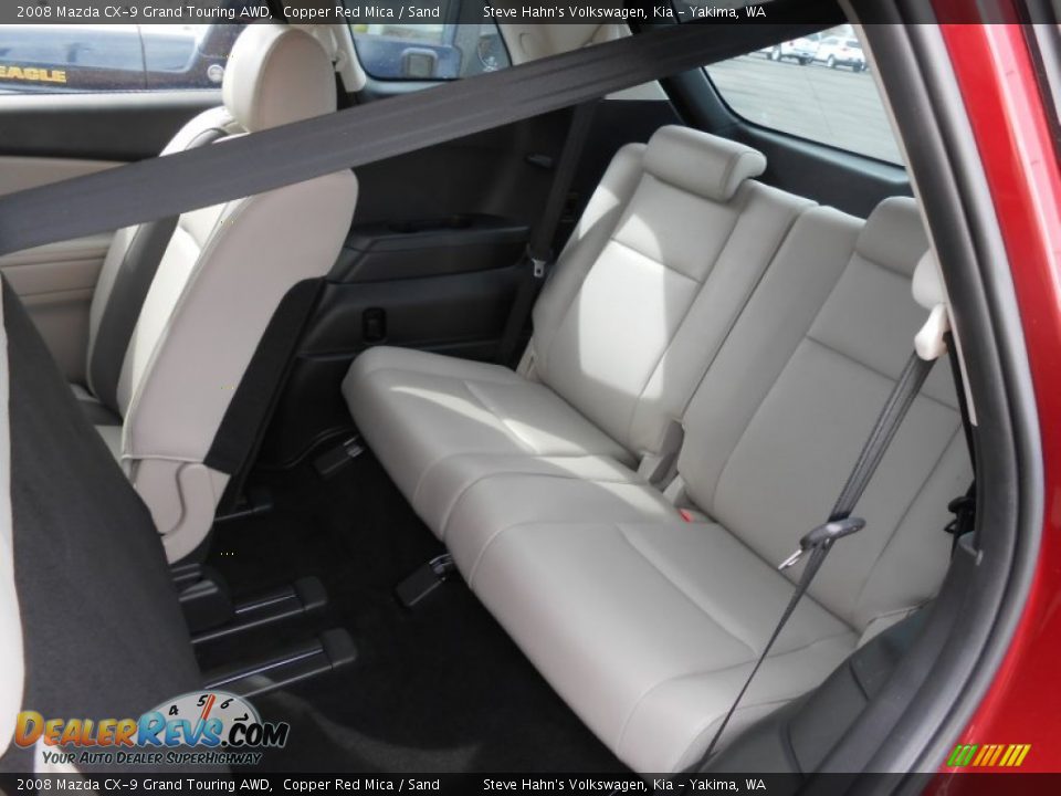 2008 Mazda CX-9 Grand Touring AWD Copper Red Mica / Sand Photo #25