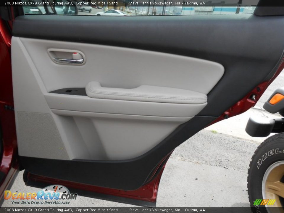 2008 Mazda CX-9 Grand Touring AWD Copper Red Mica / Sand Photo #27
