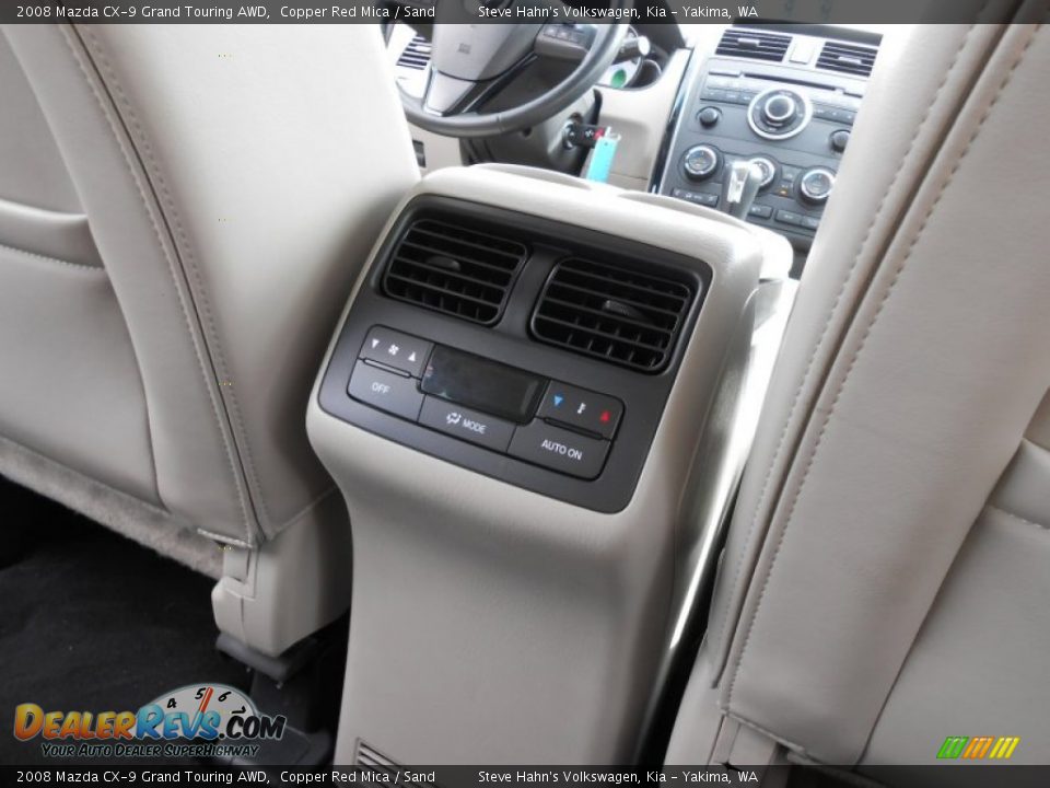 2008 Mazda CX-9 Grand Touring AWD Copper Red Mica / Sand Photo #28