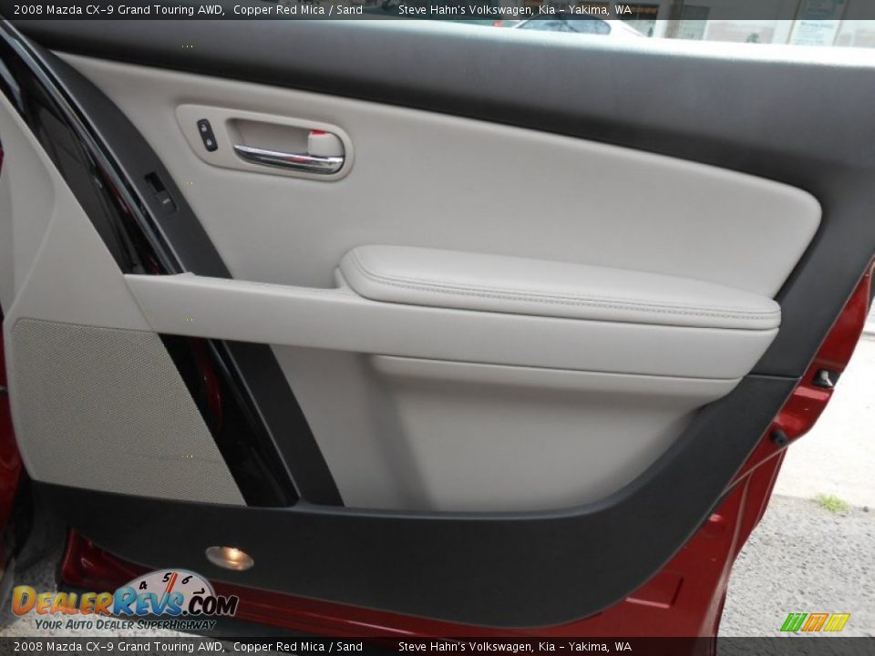 2008 Mazda CX-9 Grand Touring AWD Copper Red Mica / Sand Photo #29