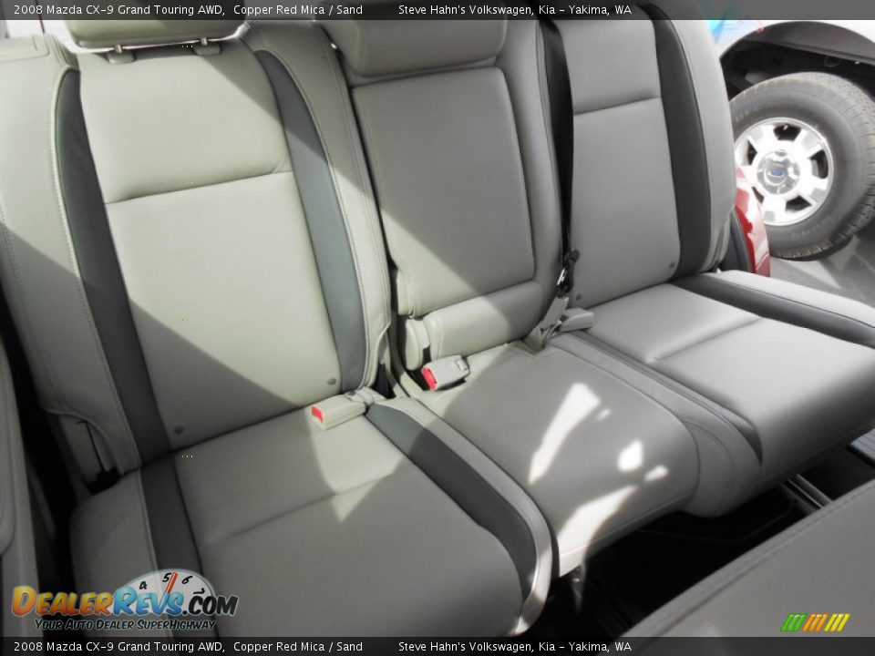 2008 Mazda CX-9 Grand Touring AWD Copper Red Mica / Sand Photo #30