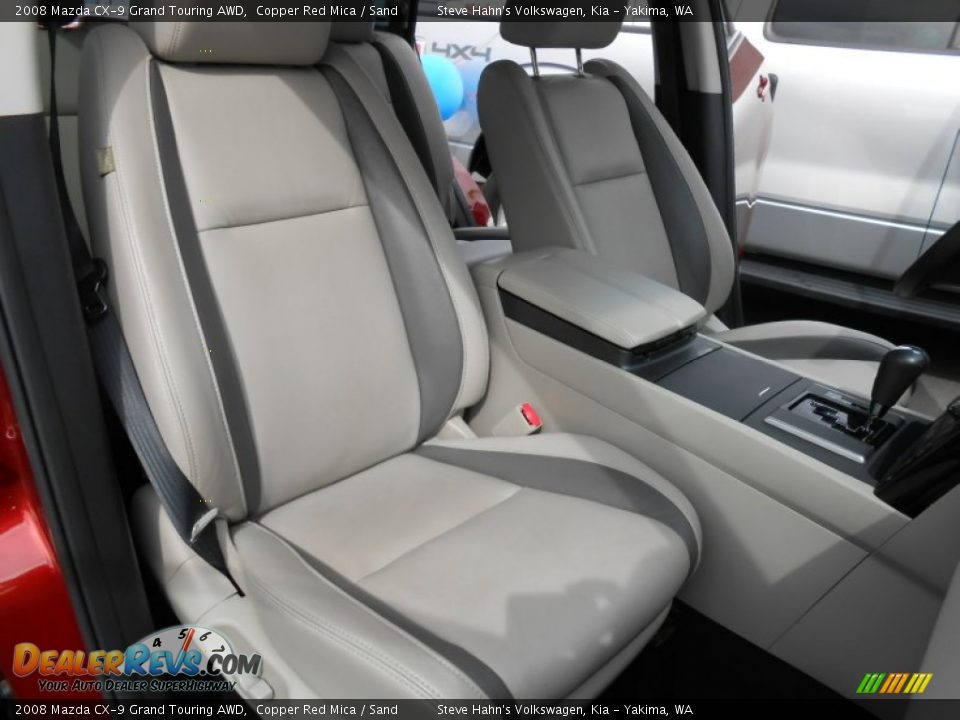 2008 Mazda CX-9 Grand Touring AWD Copper Red Mica / Sand Photo #31