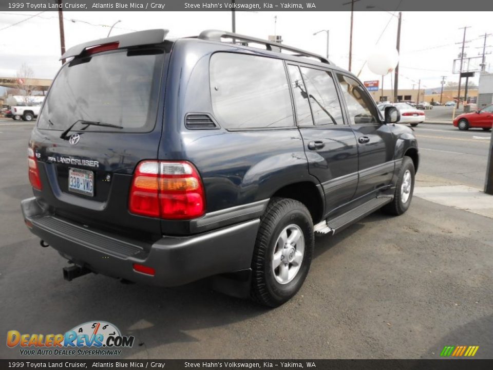 1999 Toyota Land Cruiser Atlantis Blue Mica / Gray Photo #4
