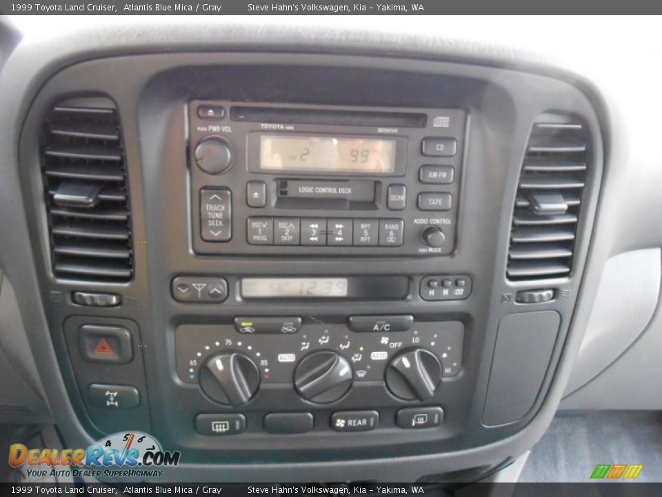 1999 Toyota Land Cruiser Atlantis Blue Mica / Gray Photo #17
