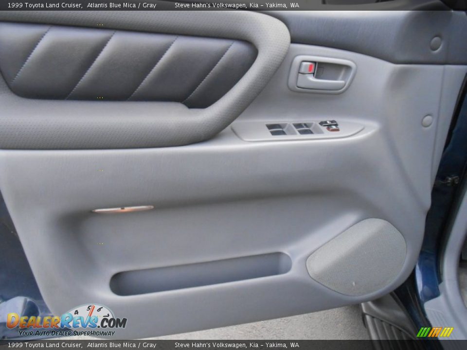 1999 Toyota Land Cruiser Atlantis Blue Mica / Gray Photo #19