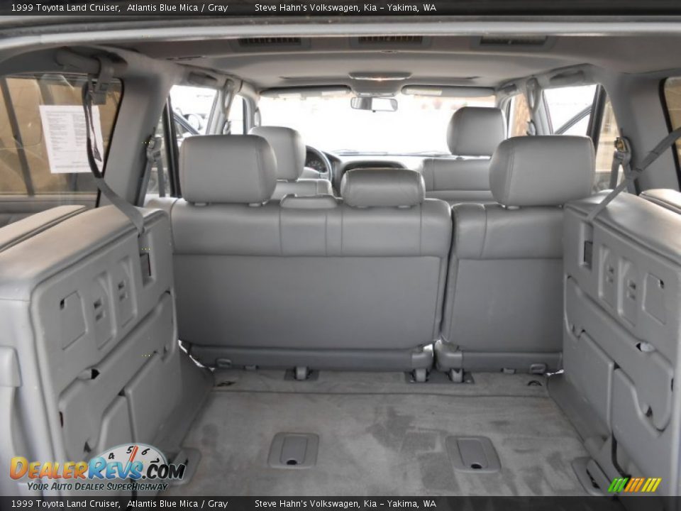 1999 Toyota Land Cruiser Atlantis Blue Mica / Gray Photo #23