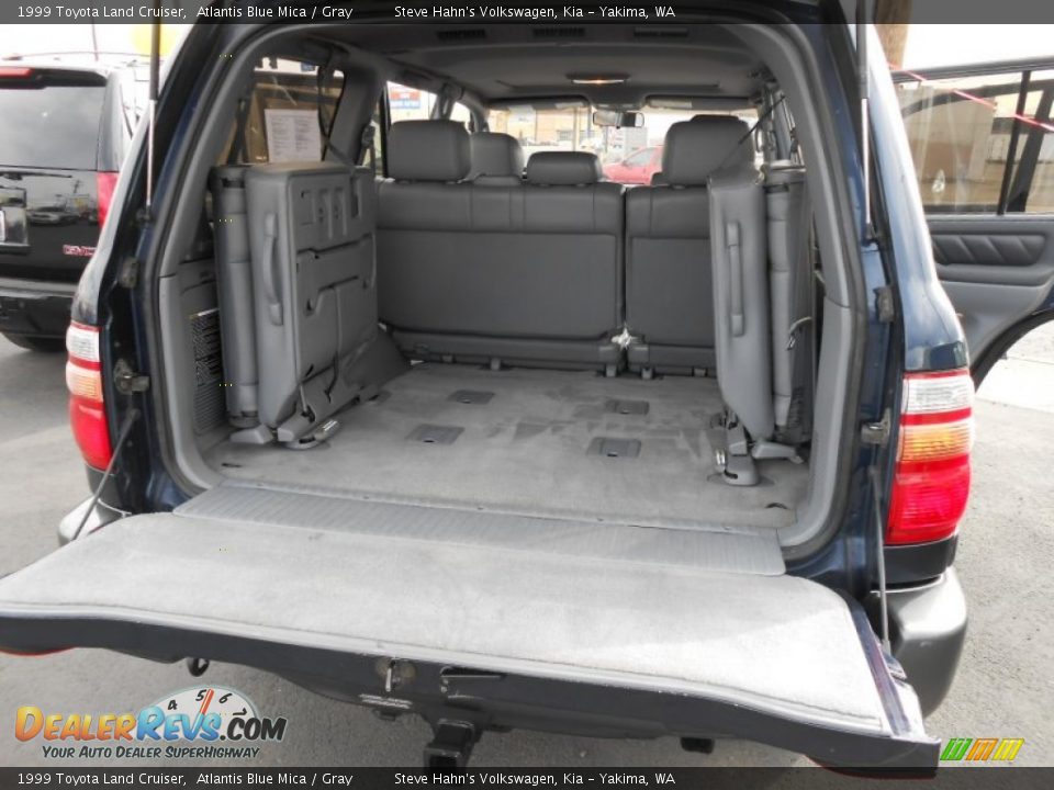 1999 Toyota Land Cruiser Atlantis Blue Mica / Gray Photo #24