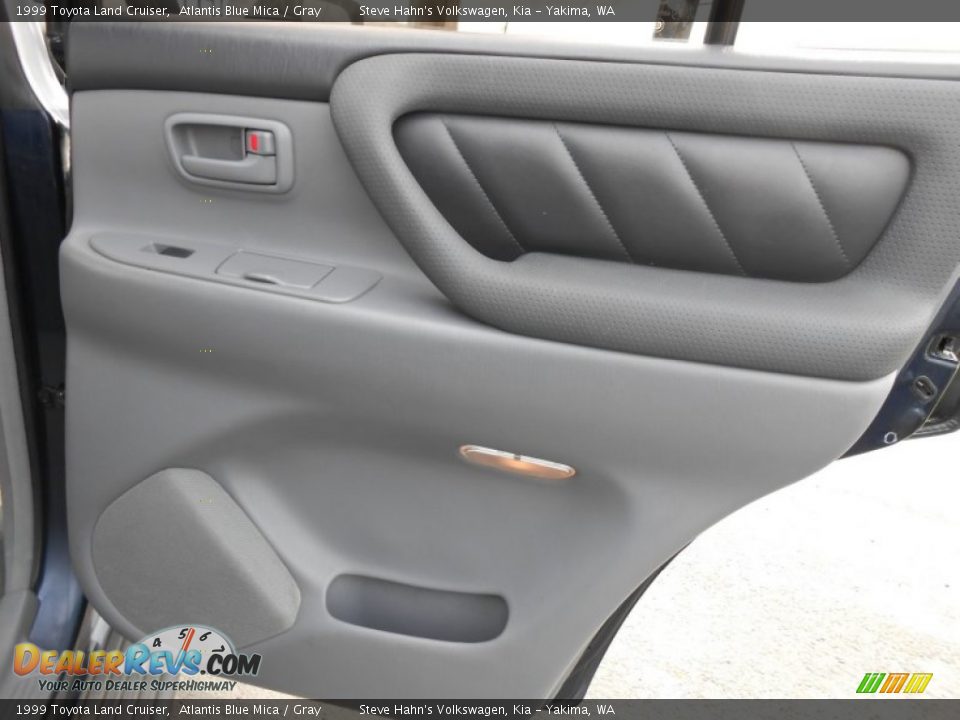 1999 Toyota Land Cruiser Atlantis Blue Mica / Gray Photo #25