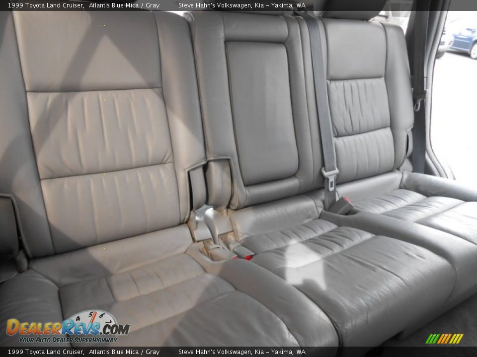 1999 Toyota Land Cruiser Atlantis Blue Mica / Gray Photo #27