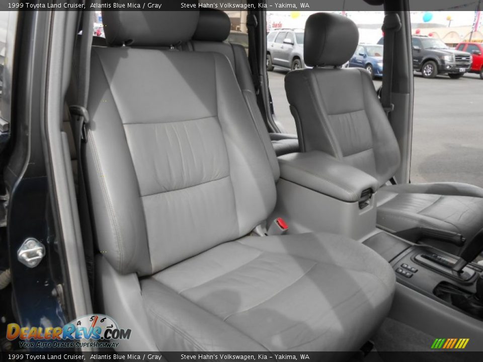 1999 Toyota Land Cruiser Atlantis Blue Mica / Gray Photo #29