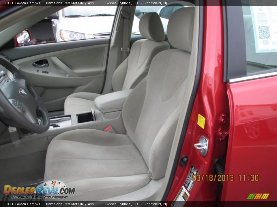 2011 Toyota Camry LE Barcelona Red Metallic / Ash Photo #5