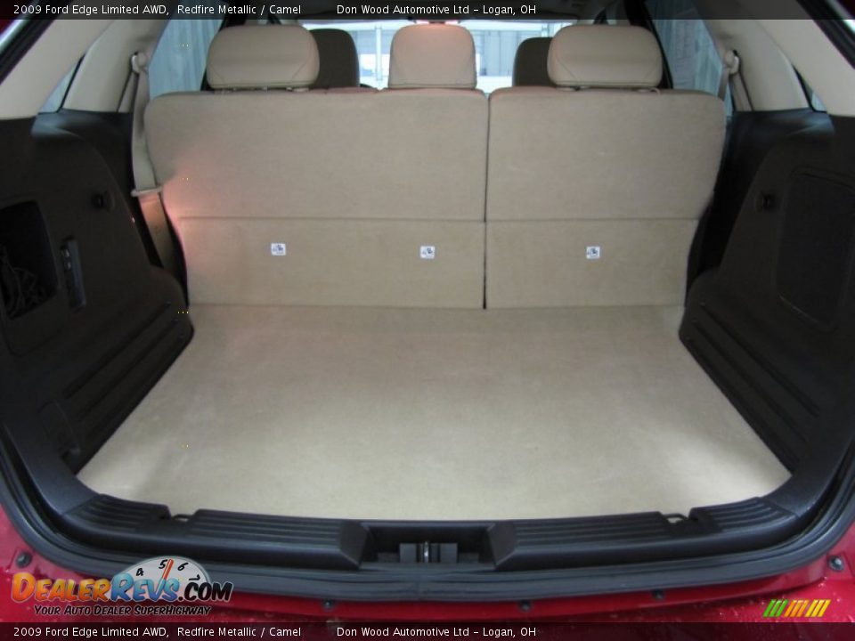 2009 Ford Edge Limited AWD Redfire Metallic / Camel Photo #3